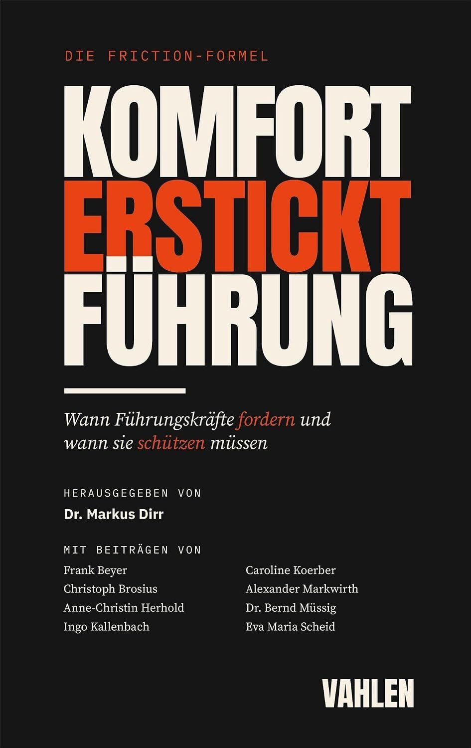 Buchcover Komfort erstickt Führung